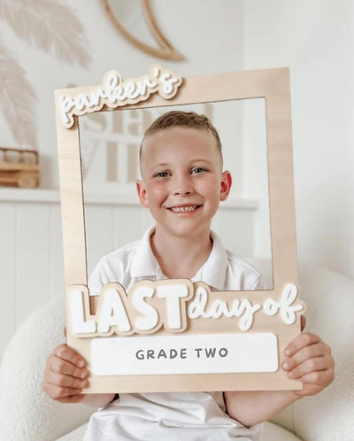 Personalised First / Last Day Selfie Frame