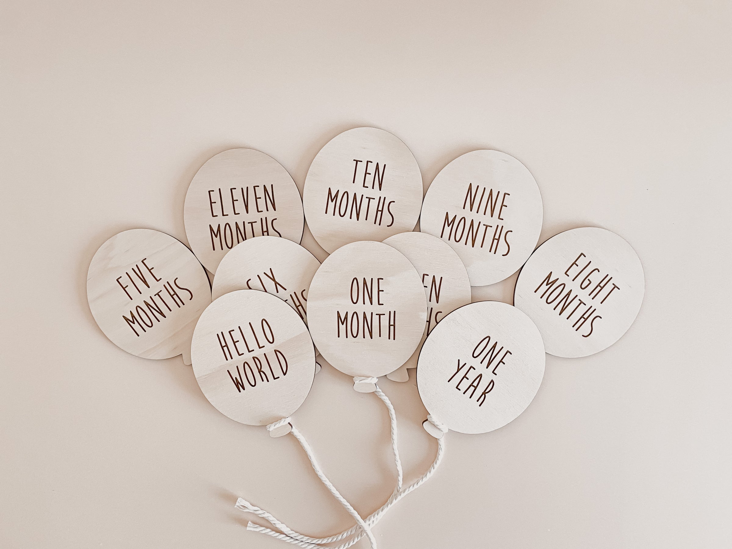 Baby Milestone Cards & Plaques