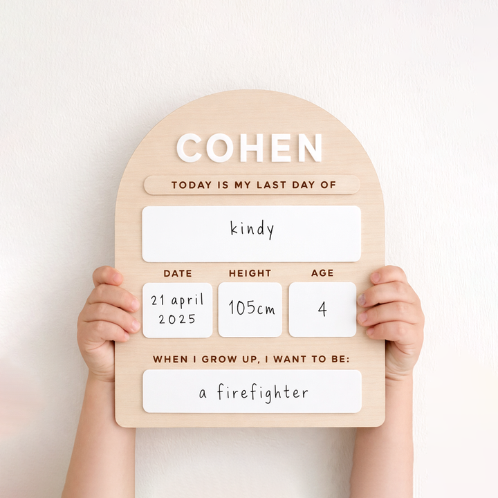Interchangeable My First/Last Day Board | Extended