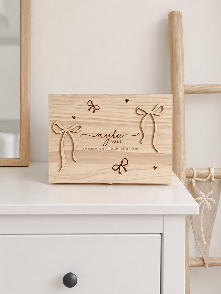 Keepsake Box / Memory Box: Bows