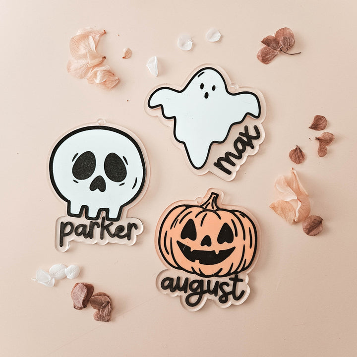 Halloween Name Tag | Halloween Trick or Treat Bag