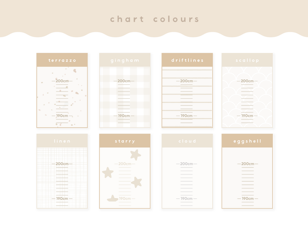 Daisy Duo | Personalised Canvas Growth Chart
