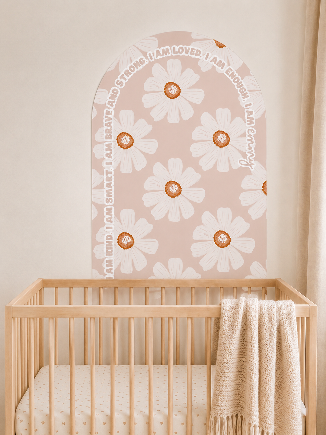 Personalised Affirmation Arch Wall Decal
