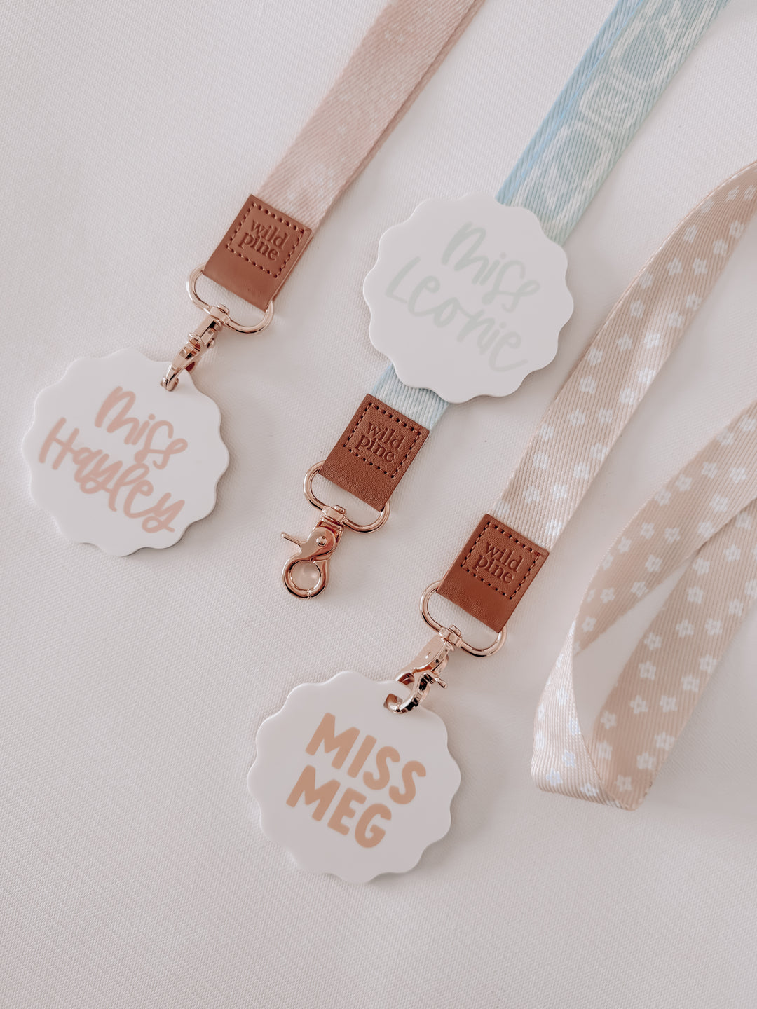 Teacher lanyard with badge