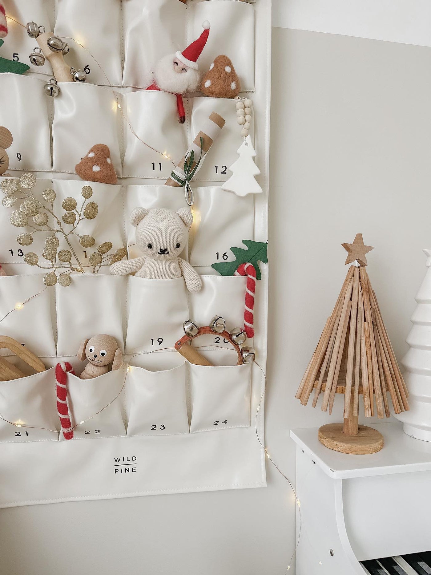 Christmas Countdown Advent Calendar | Vegan Leather Advent Calendar