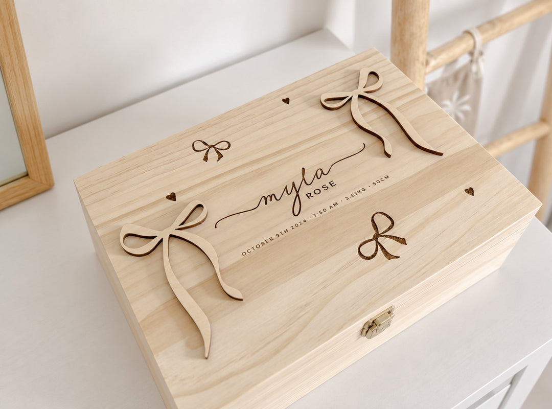 Keepsake Box / Memory Box: Bows