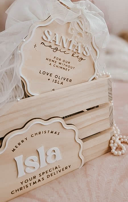 Wooden Crate Interchangeable | Easter/Christmas
