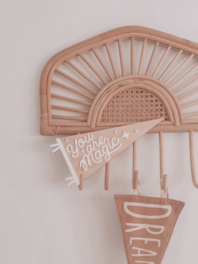 Wooden Pennant Banner - You are magic