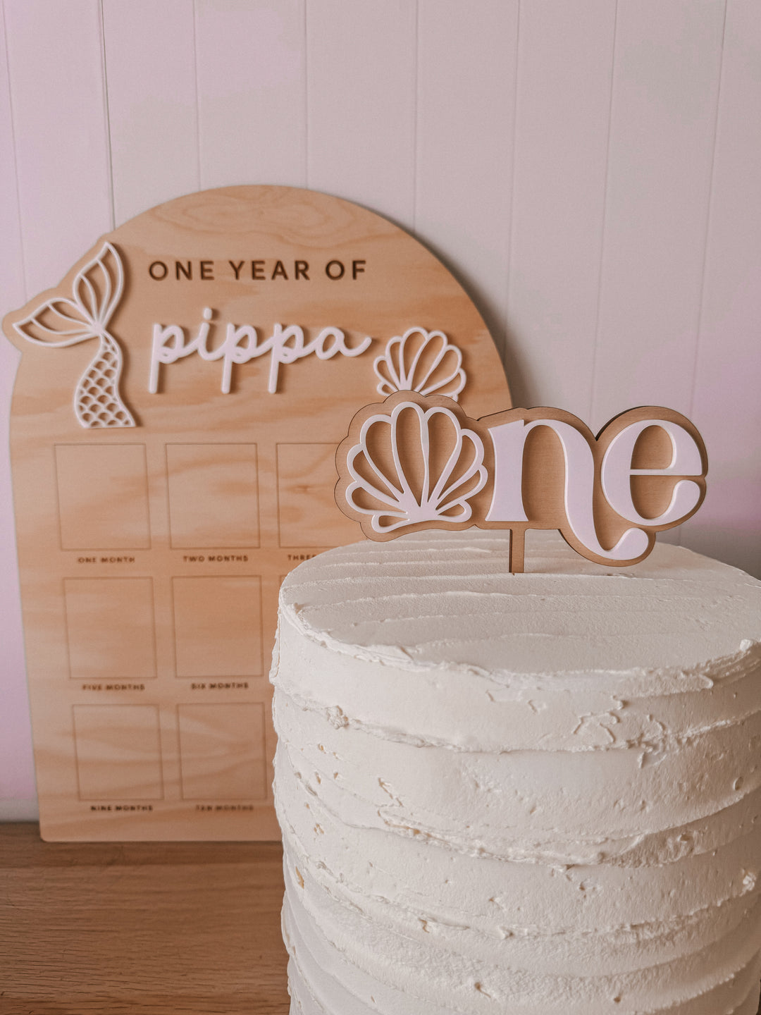 Sea Shell Cake Topper