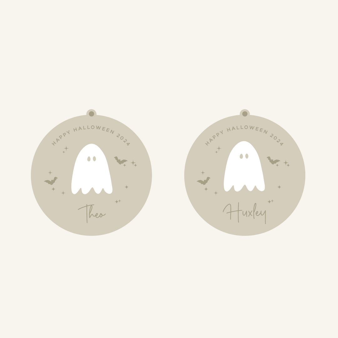 Halloween Ghost Name Tags