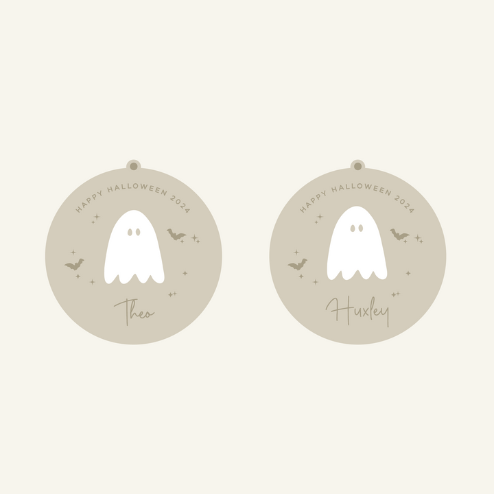 Halloween Ghost Name Tags