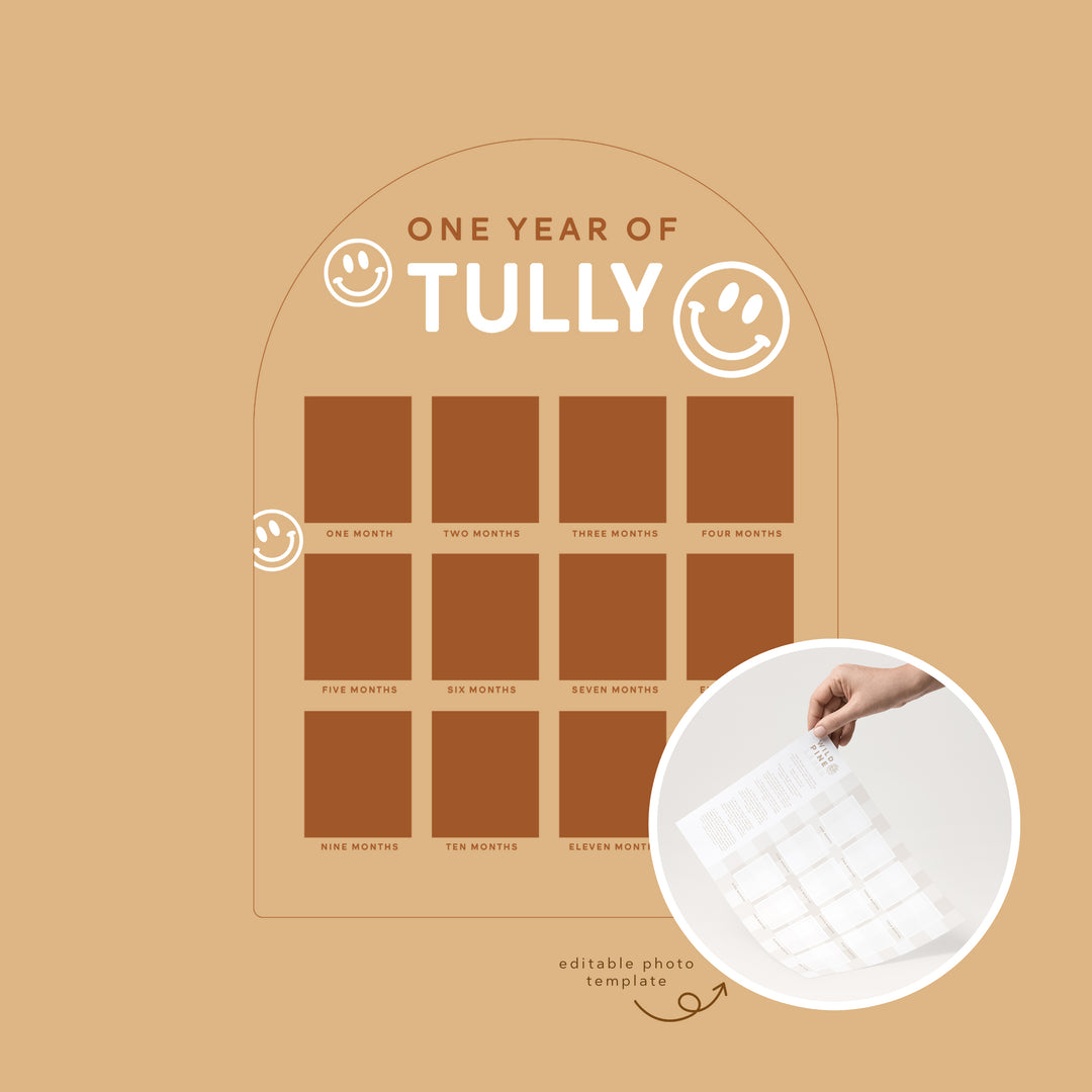 Birthday Board First Year | Happy Smiley