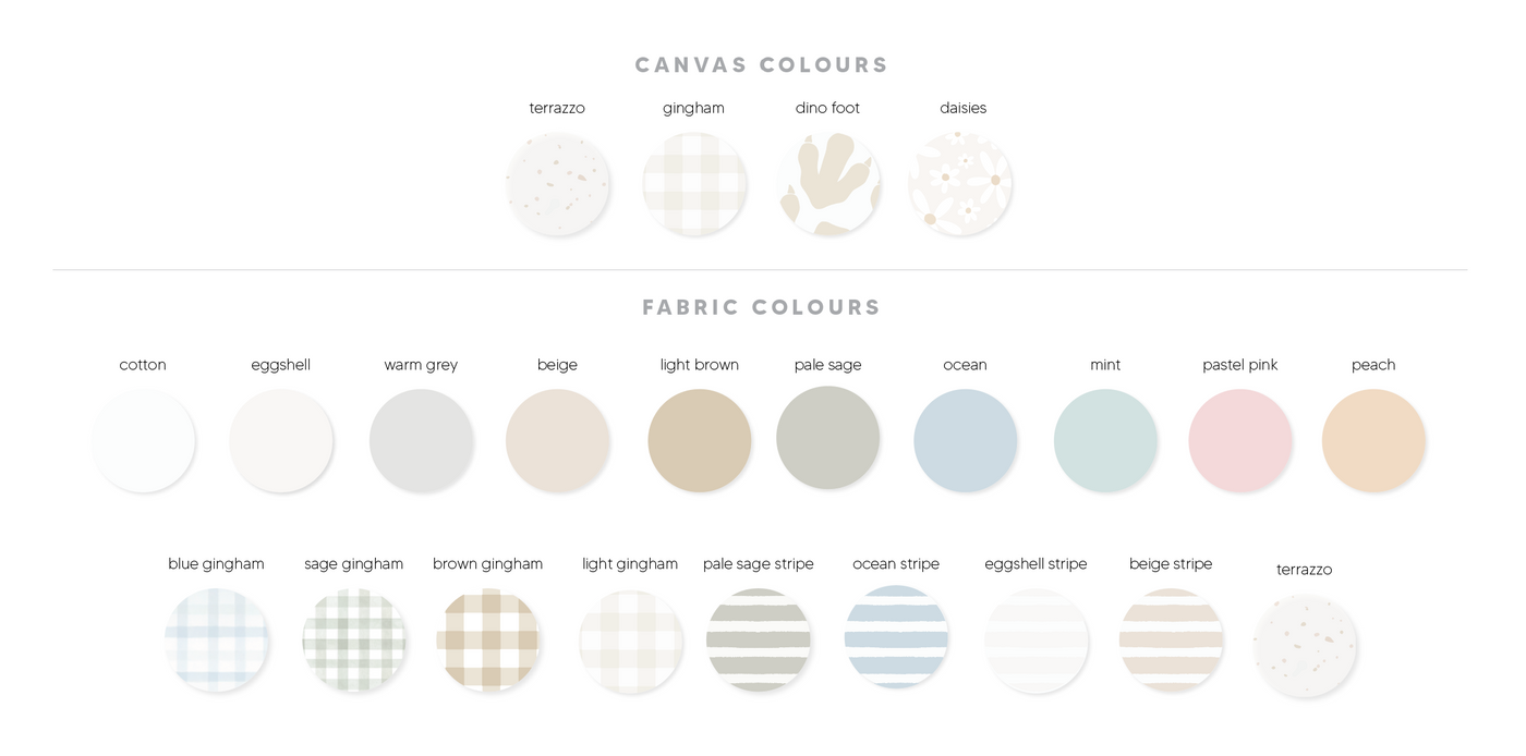 Canvas Growth Chart - Family (Wood)