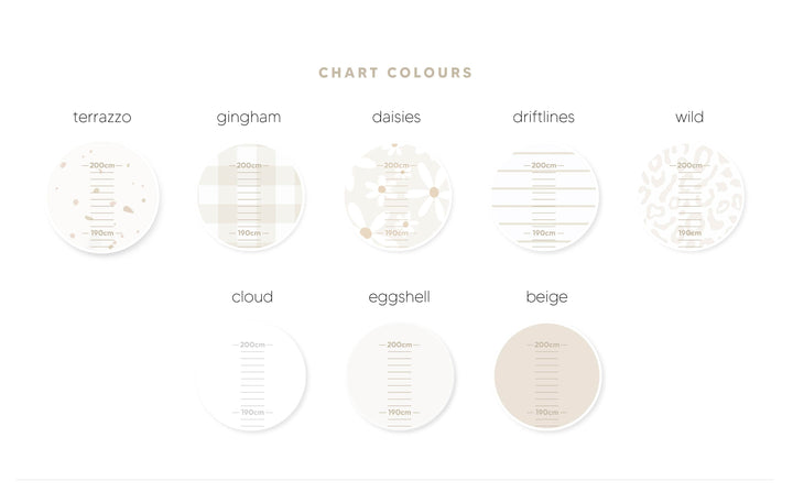 Canvas Growth Chart - Daisy Duo