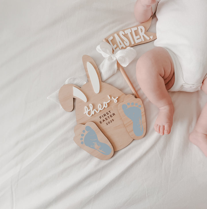 Easter | Easter Footprint Plaque