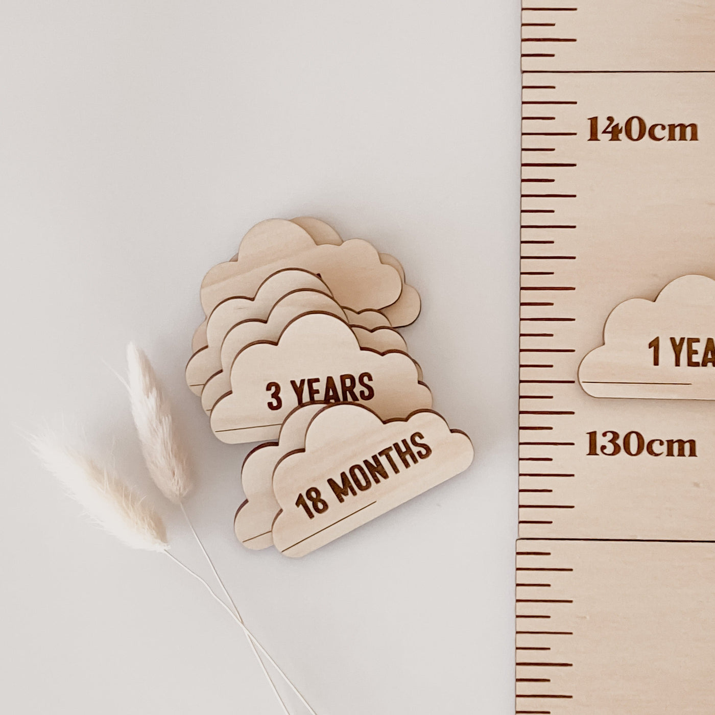 Height Chart Markers - Clouds