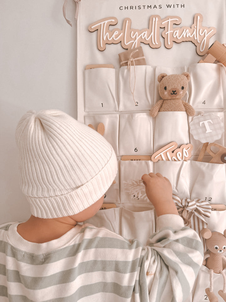 Christmas Countdown Advent Calendar | Wooden Name