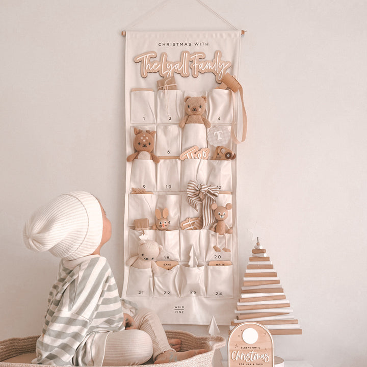 Christmas Countdown Advent Calendar | Wooden Name