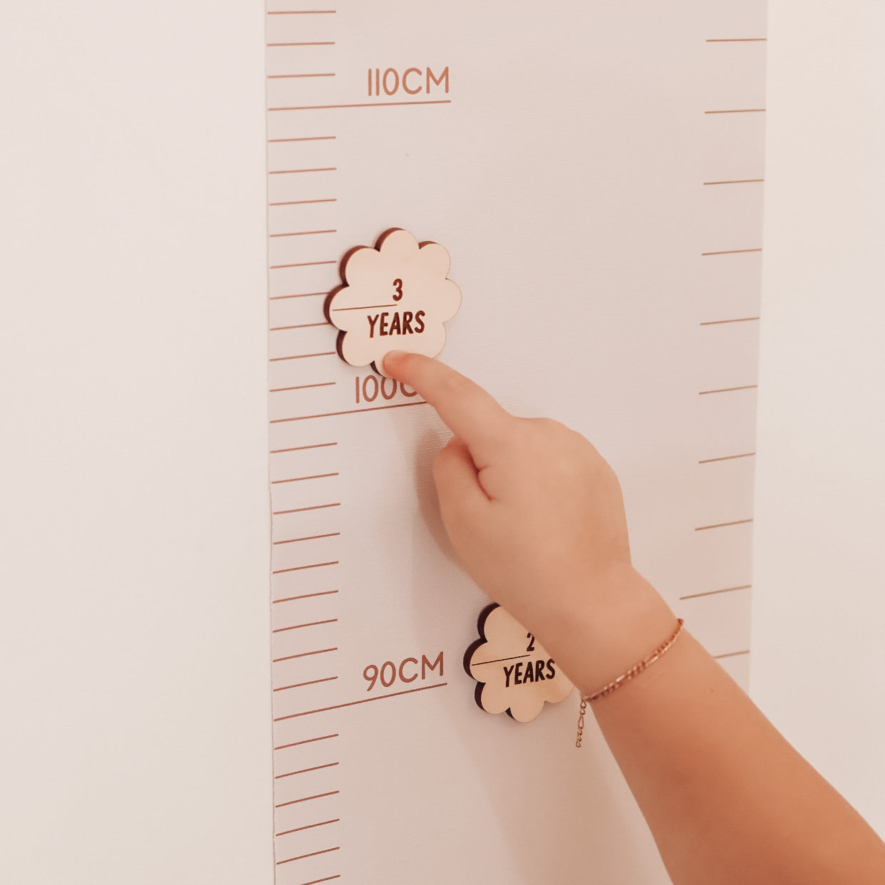 Height Chart Markers - Flowers