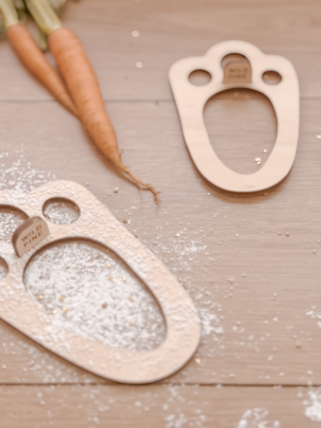 Easter Bunny Footprint Stencil