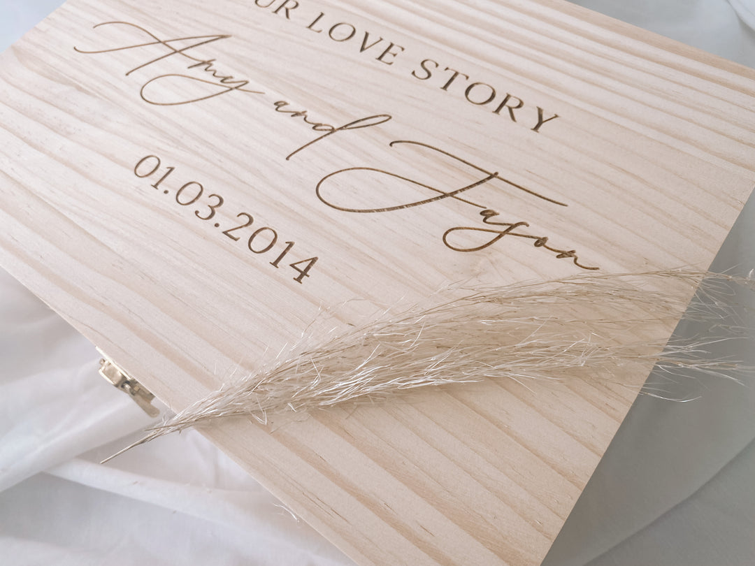 Our Love Story - Wedding Keepsake Box