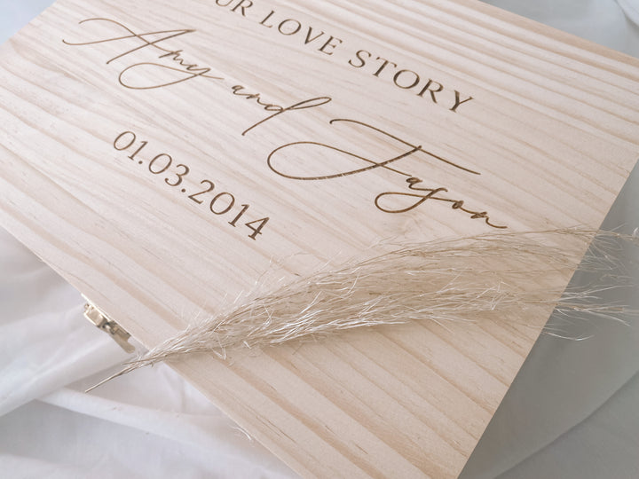 Our Love Story - Wedding Keepsake Box
