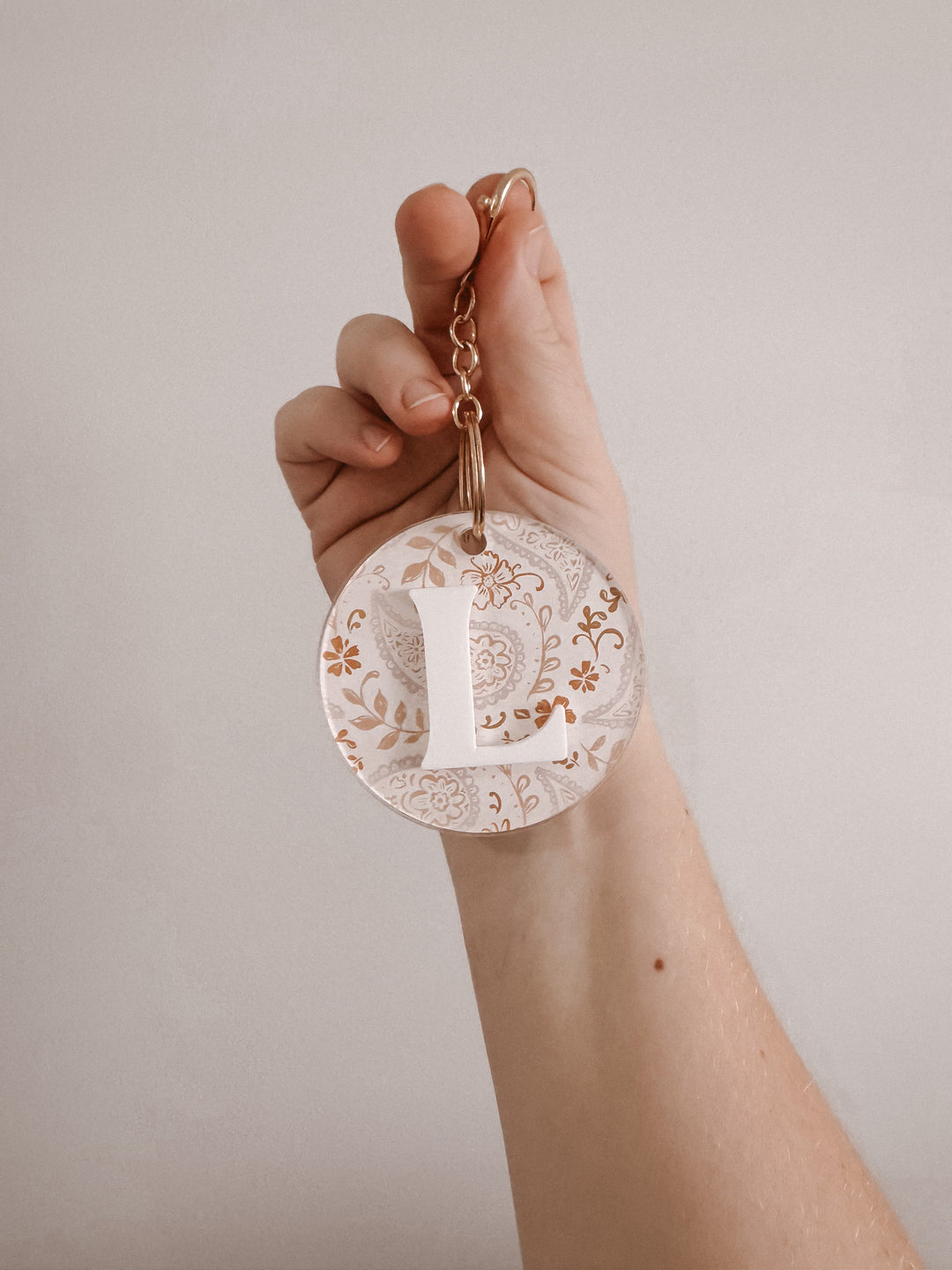 Initial Bag Tag | Triple layer Acrylic Bag Tag | Personalised Bag Tag