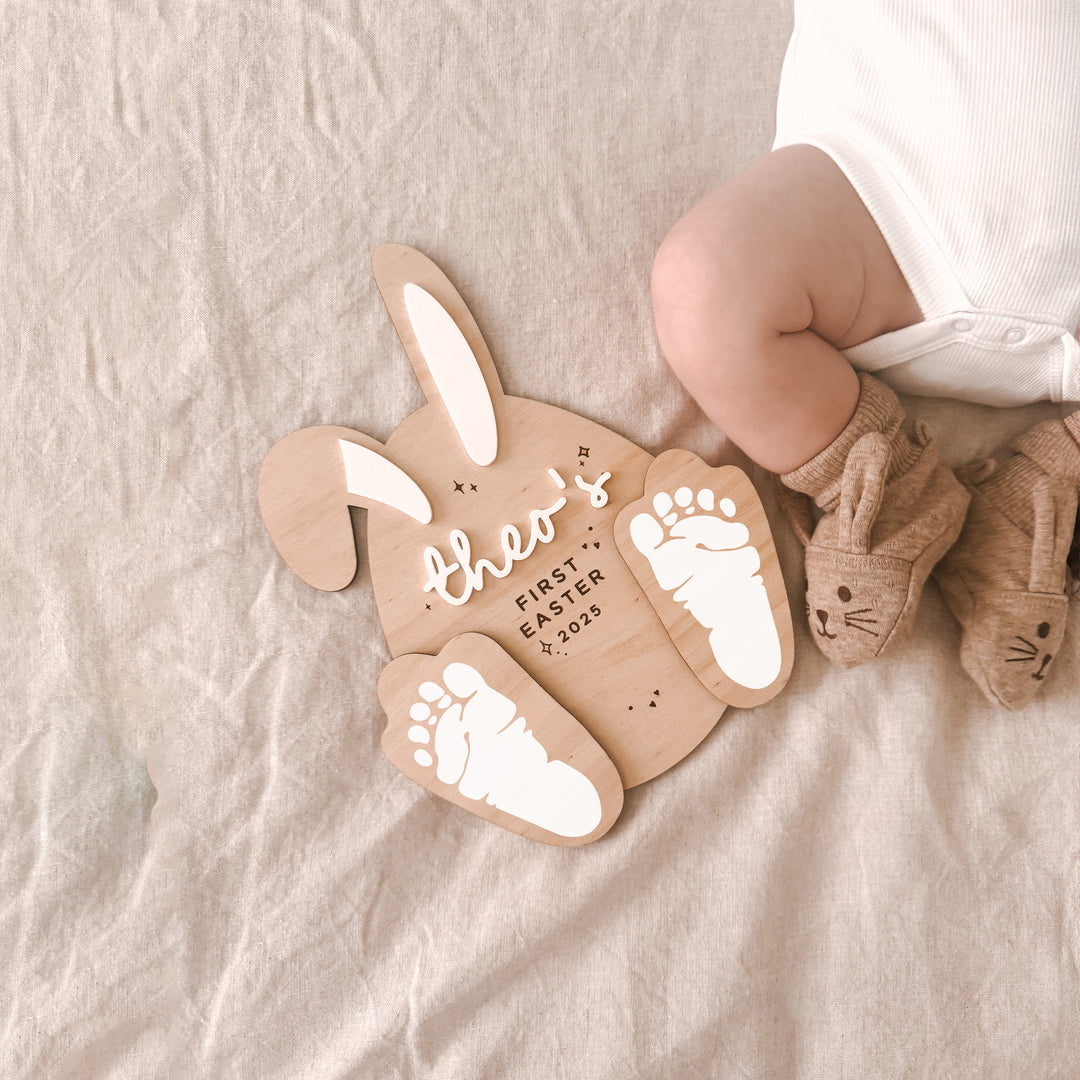 Easter | Easter Footprint Plaque