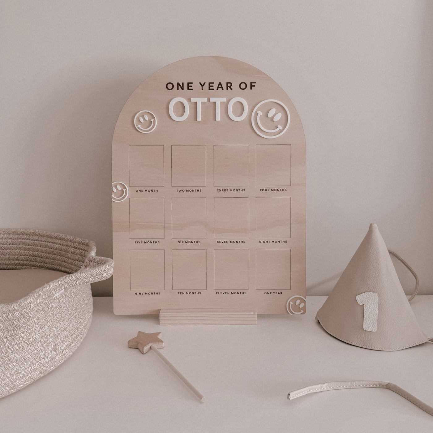 Birthday Board First Year | Happy Smiley