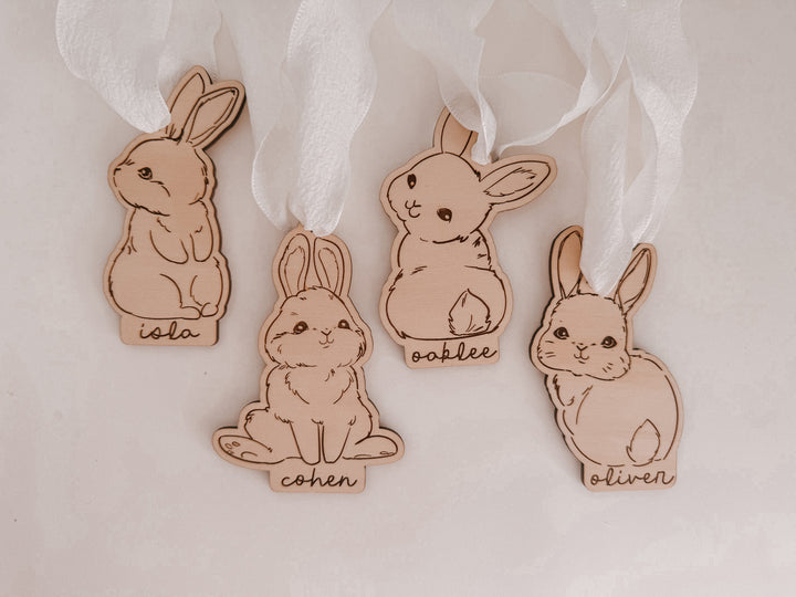 Easter | Bunny Wooden Tags