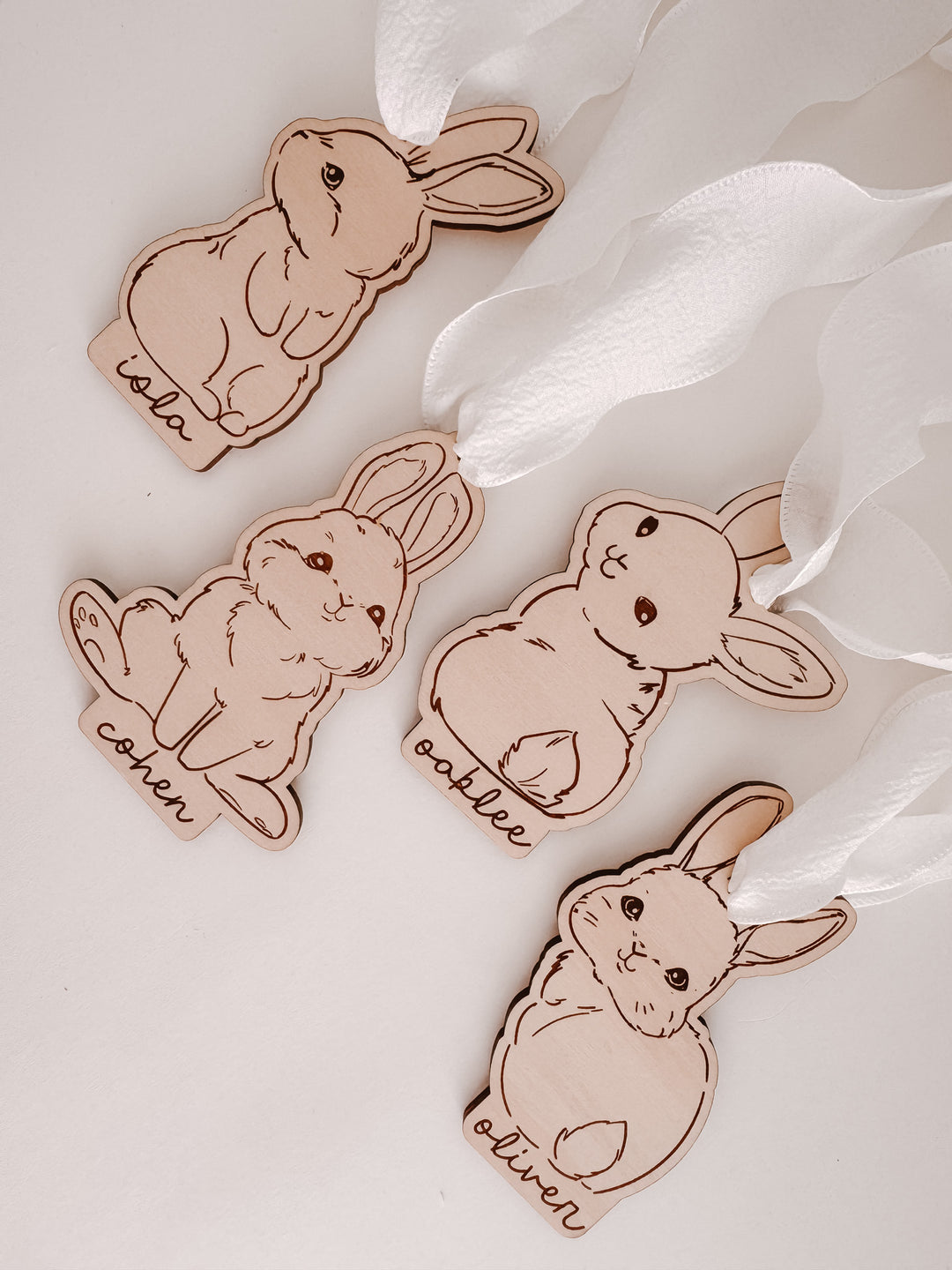 Easter | Bunny Wooden Tags
