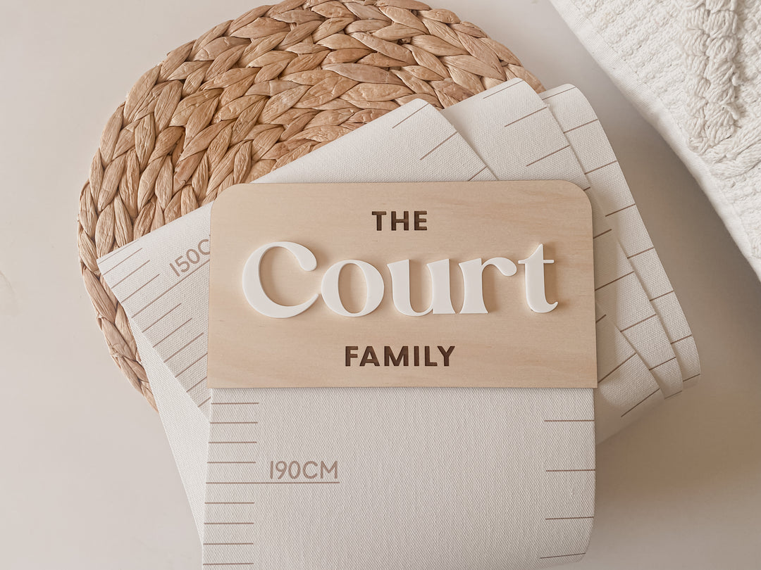 Canvas Growth Chart - Family