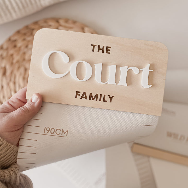 Canvas Growth Chart - Family