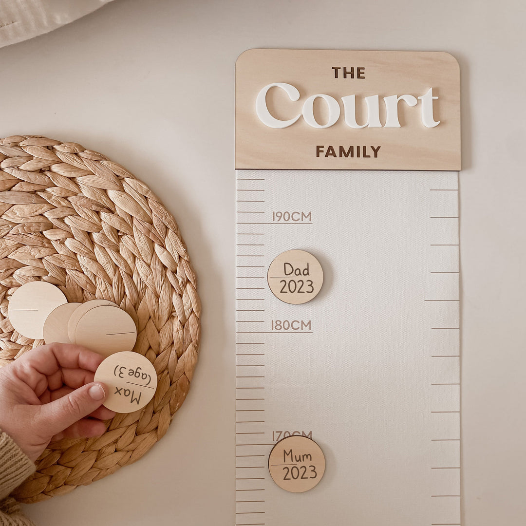 Canvas Growth Chart - Family