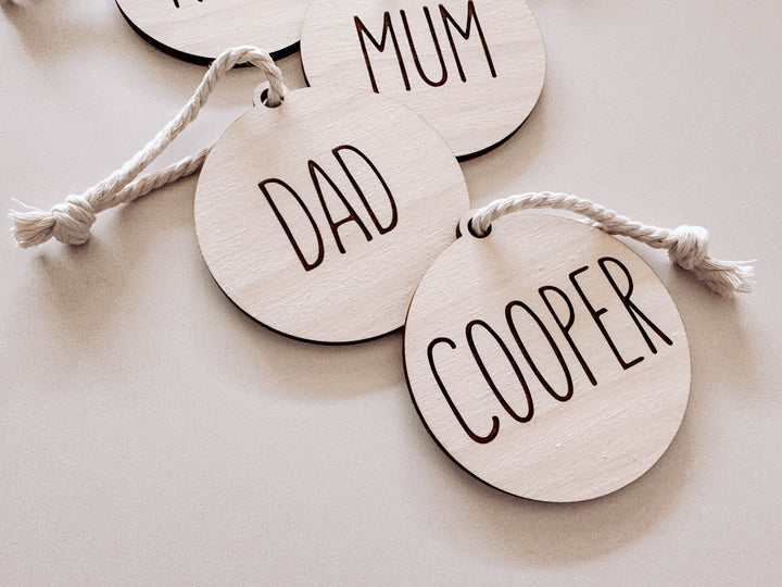Wooden Baubles