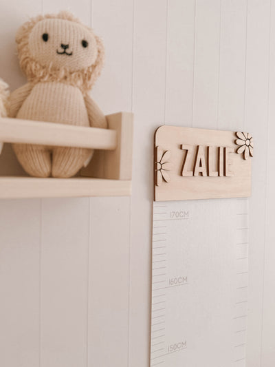 Canvas Growth Chart - Daisy Duo