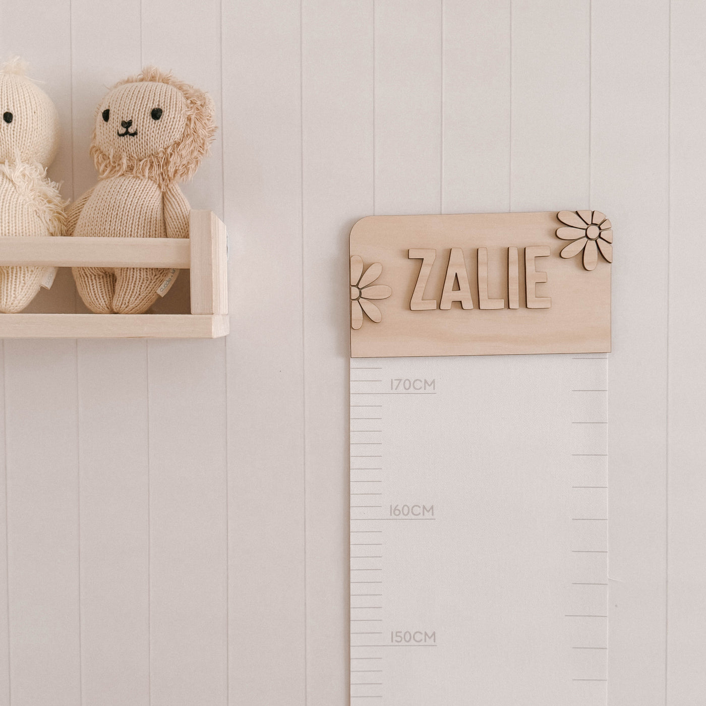 Canvas Growth Chart - Daisy Duo