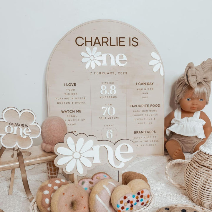 First Birthday Board | Birthday Board | Daisy (arch)
