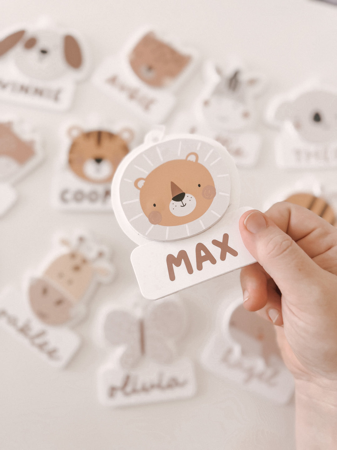 Acrylic Animal Name Tag | Personalised Bag Tag