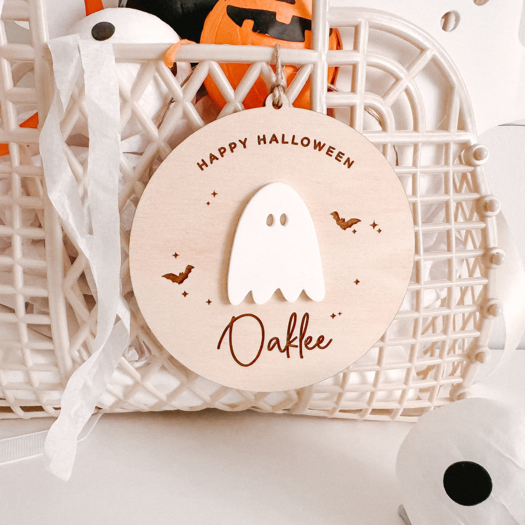 Halloween Ghost Name Tags