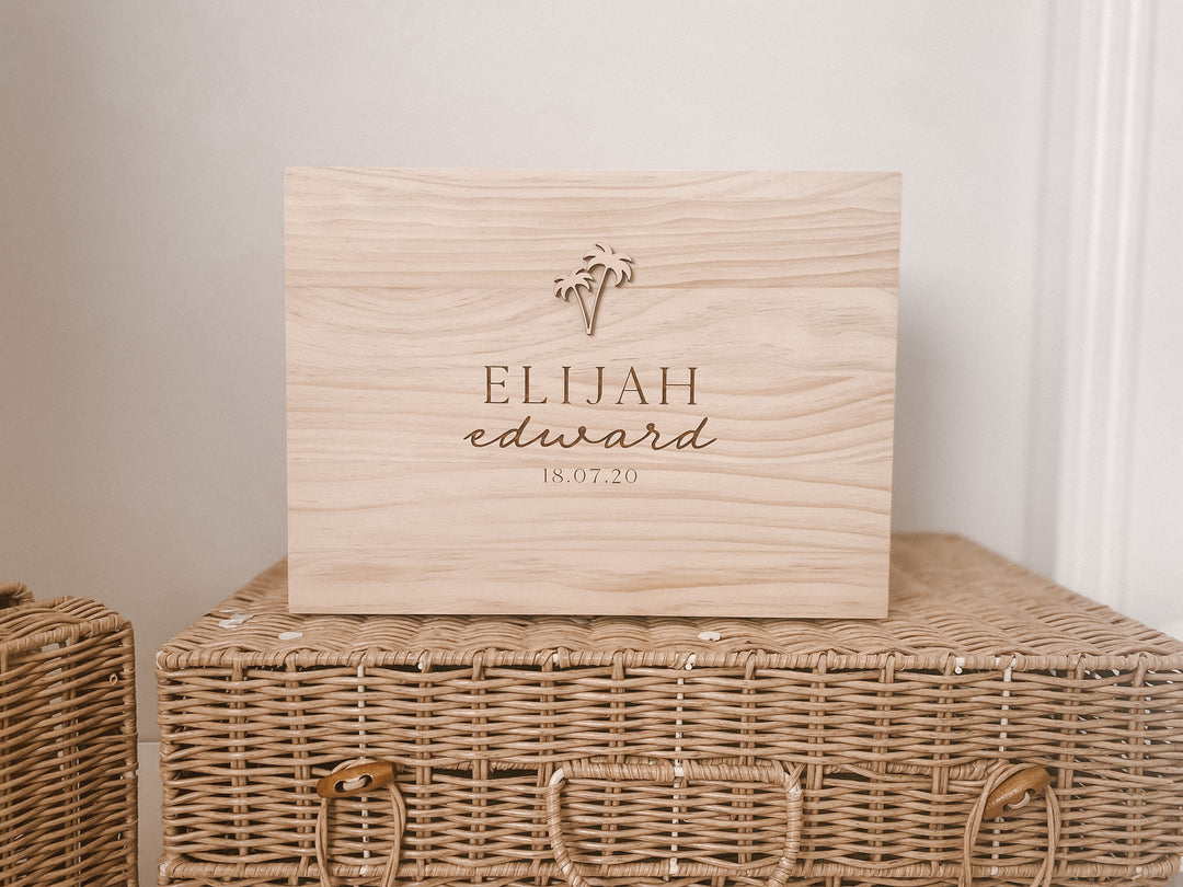 Keepsake Box / Memory Box: Palms