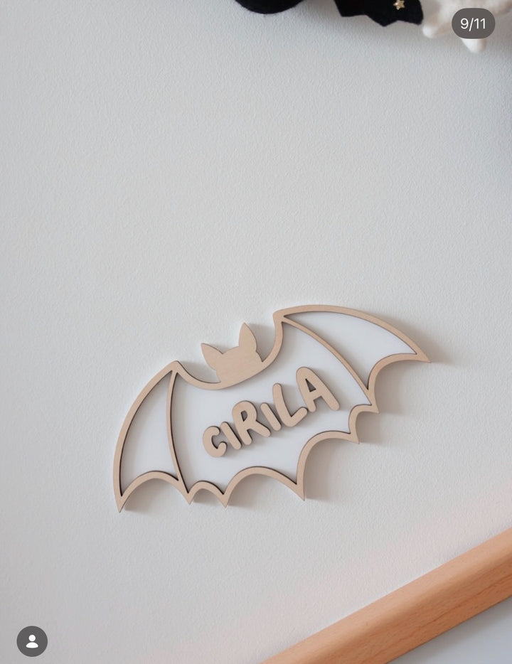 Halloween | Bat Plaque