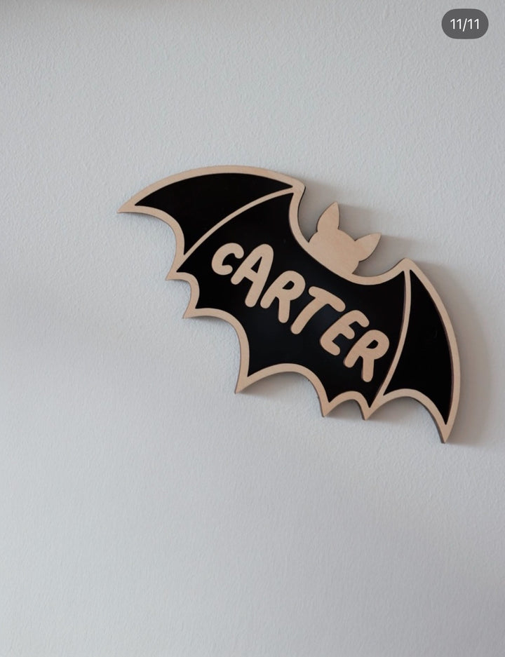 Halloween | Bat Plaque