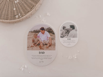 Father's Day | Personalised Dad Photo + Definition Plaque
