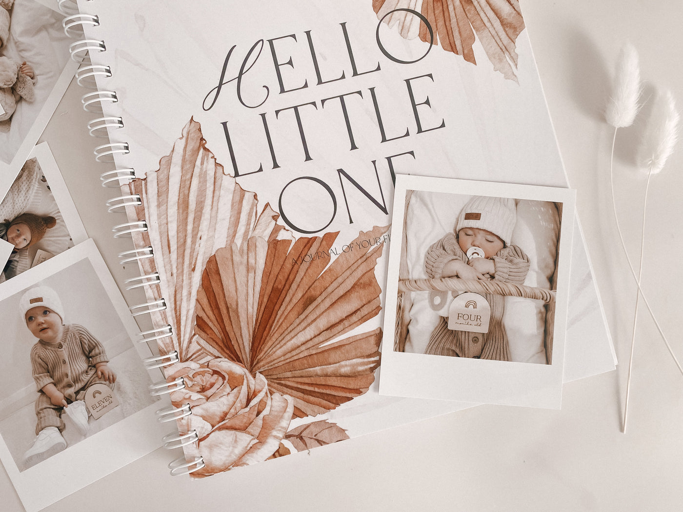Baby Journal | Hello Little One: Boho Bloom - Baby Memory Book
