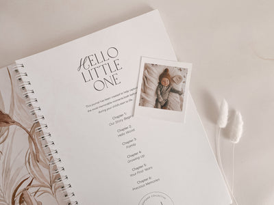 Baby Journal | Hello Little One: Boho Bloom - Baby Memory Book