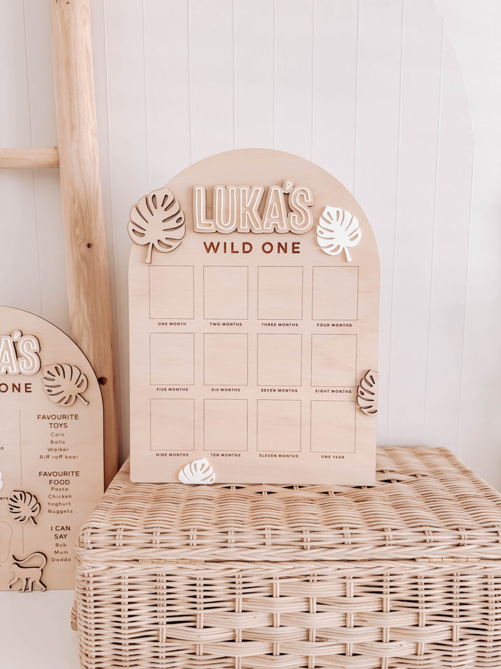 Birthday Board First Year | Wild One