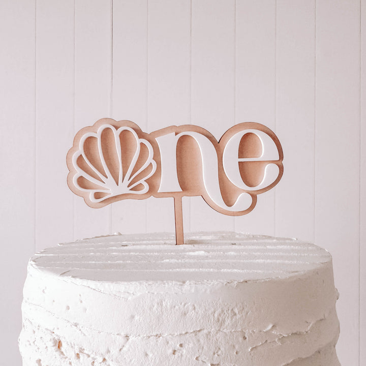 Sea Shell Cake Topper