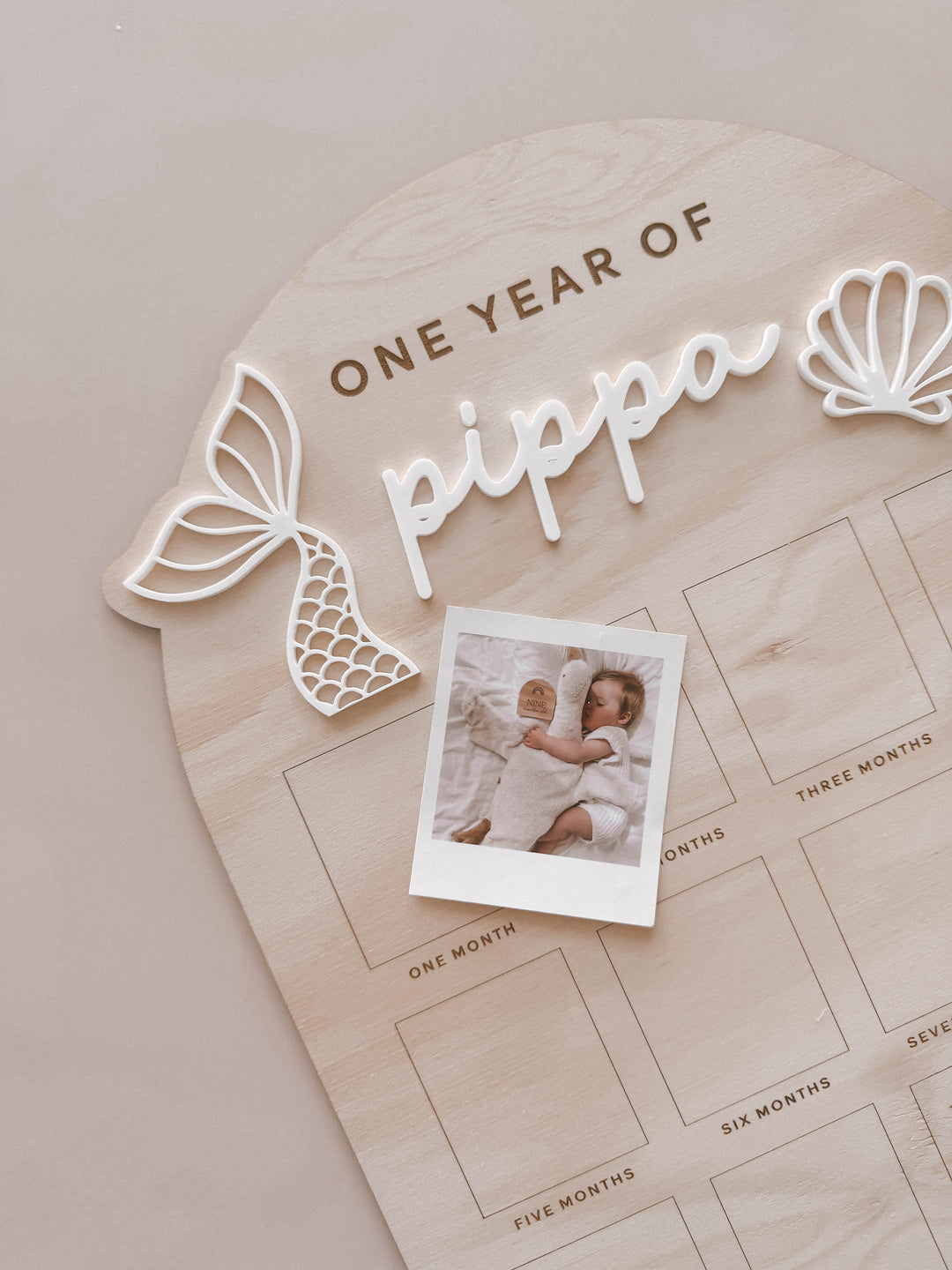 Birthday Board First Year | Mermaid