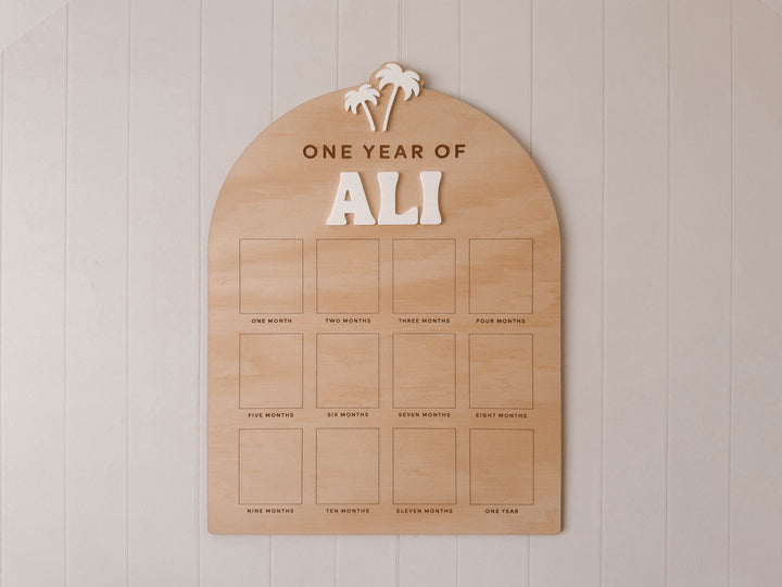 Birthday Board First Year | Palms